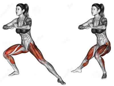 اسکوات به طرفین